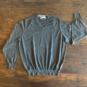 Brunello Cucinelli V Wool and Cashmere Sweater
